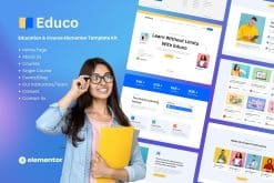 Educo - Education & Online Course Elementor Template Kit