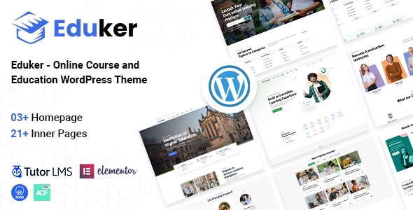 Download Eduker – Education WordPress Theme