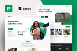 Eduqe - Online Courses Elementor Pro Template Kit