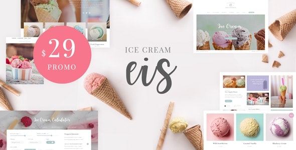 Download Eis - Ice Cream Shop WordPress Theme