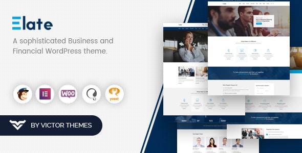 Download Elate | Financial Consulting WordPress Theme
