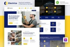 Electriza - Electrical Installation & Maintenance Services Elementor Template Kit