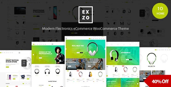 Download Electronics eCommerce WordPress Woocommerce Theme - Exzo