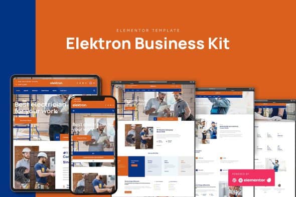 Elektron - Electric Company & Business Elementor Template Kit