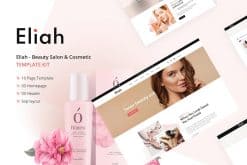 Eliah - Beauty Salon & Cosmetic Elementor Template Kit