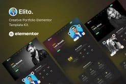 Elito - Creative Portfolio Elementor Template Kit