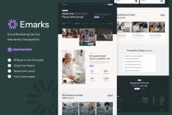 Emarks – Email Marketing Service Elementor Template Kit