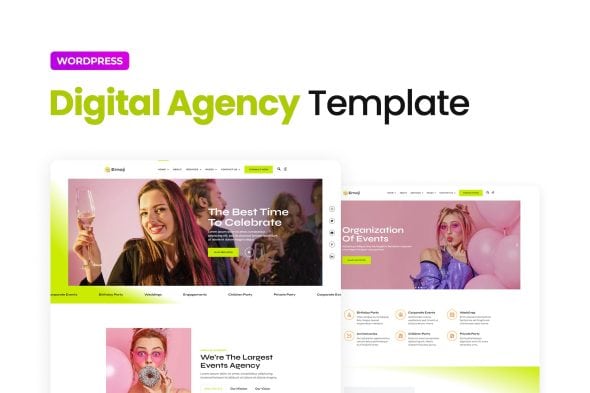 Emoji - Event Agency Elementor Template Kit