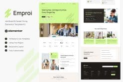 Emproi - Job Board & Career Hiring Elementor Template Kit