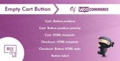Download Empty Cart Button Pro for WooCommerce GPL WordPress Plugin