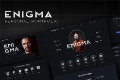 Enigma - Personal Portfolio Elementor Template Kit