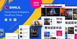 Download Ennlil - Modern Magazine WordPress Theme + WooCommerce