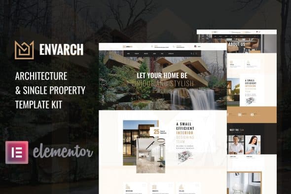 EnvArch - Architecture & Single Property Elementor Template Kit