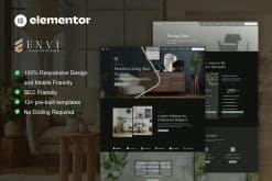 Envi - Interior Design & Architecture Elementor Template Kit