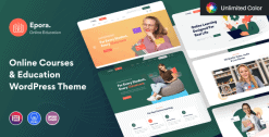 Epora - Online Courses & Education WordPress Theme