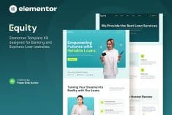 Equity - Banking & Business Loan Elementor Template Kit