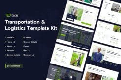 Escal | Transportation & Logistics Elementor Template Kit