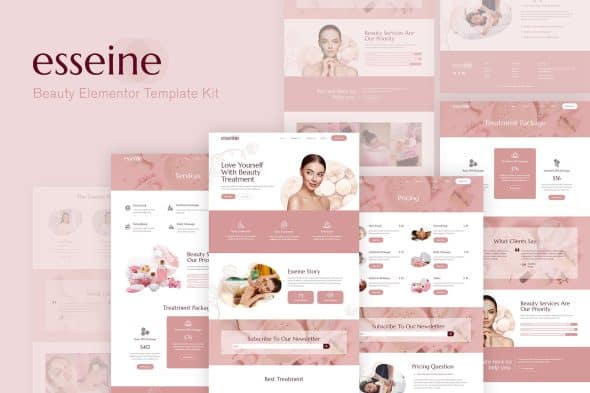 Essein - Beauty Spa Elementor Template Kit