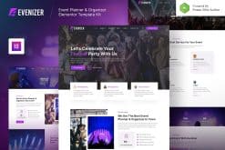 Evenizer - Event Planner & Organizer Elementor Template Kit