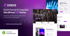 Download Evenizer – Event Planner & Organizer Gutenverse FSE WordPress Block Theme GPL WordPress Plugin