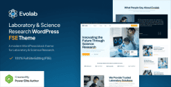 Download Evolab - Laboratory & Science Research Gutenverse FSE WordPress Block Theme GPL WordPress Plugin