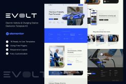 Evolt - Electric Vehicle & Charging Station Elementor Template Kit