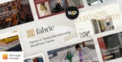 Download Fabric - Fashion & Textile Manufacturing WordPress Theme