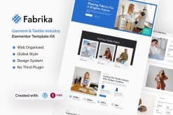 Fabrika – Garment & Textile Industry Elementor Template Kit