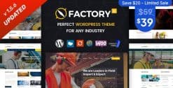 Download Factory Plus - Industry and Construction WordPress Theme