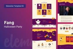 Fang — Halloween Party Elementor Template Kit