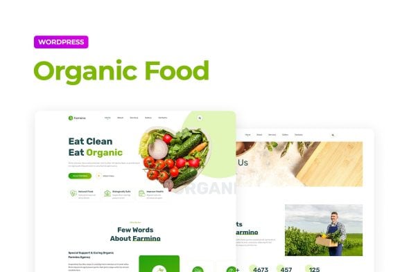 Farmino - Organic Food Template Kit