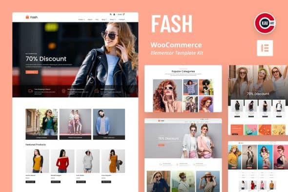 Fash - WooCommerce Elementor Template Kit