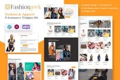 Fashion Geek - WooCommerce Fashion Elementor Template Kit