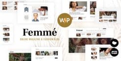 Download Femme - An Online Magazine & Fashion Blog WordPress Theme + RTL