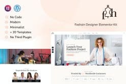 Feyshana - Fashion Designer Elementor Pro Template Kit