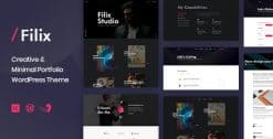 Download Filix - Creative Minimal Portfolio WordPress Theme
