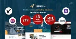Download Finanix - Business WordPress Theme