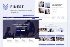 Finest - Financial & Tax Advisor Elementor Template Kit