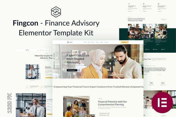 Fingcon - Finance Advisory Elementor Template Kit