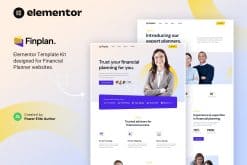 Finplan - Financial Planner & Advisor Elementor Template Kit