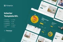 Finterior | Interior Design & Architecture Elementor Template Kit