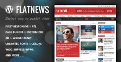 Download FlatNews – Responsive Magazine WordPress Theme