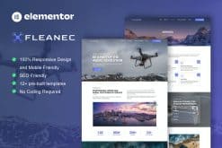 Fleanec - Aerial Photography & Videography Elementor Template Kit