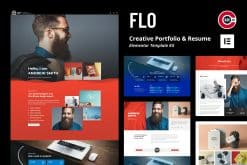 FLO - Creative Portfolio & Resume Template Kit