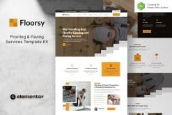 Floorsy - Flooring & Paving Services Elementor Template Kit