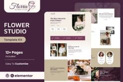 Floria - Flower Boutique & Decoration Elementor Template Kit