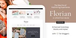 Download Florian - Responsive Personal WordPress Blog Theme