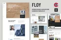 Floy - Interior Design & Architecture Elementor template kit