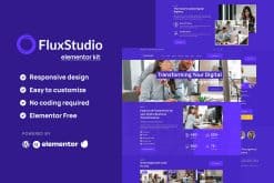 Flux - Digital Agency Elementor Template Kit