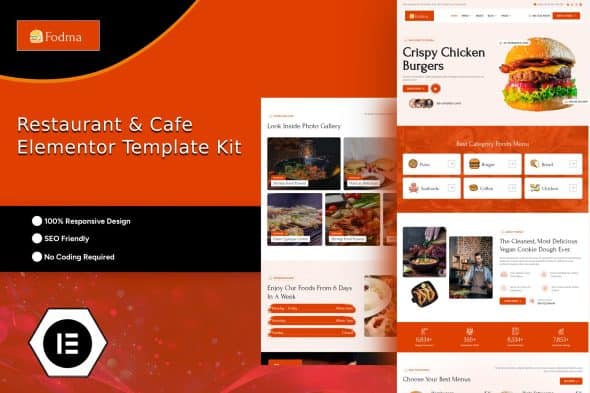 Download Fodma – Restaurant & Cafe Elementor Template Kit